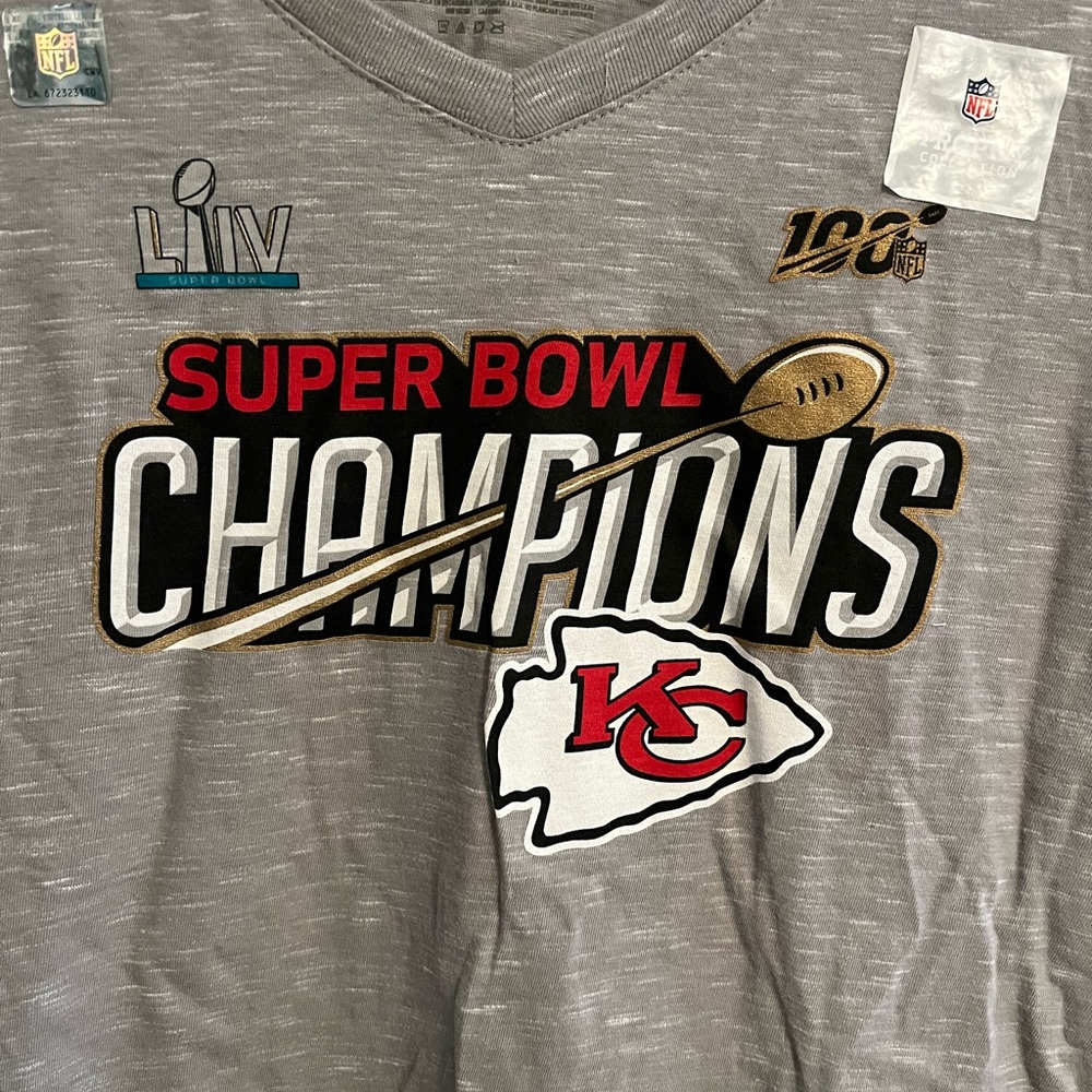 Kansas City Chiefs Super Bowl Champions v-neck tee